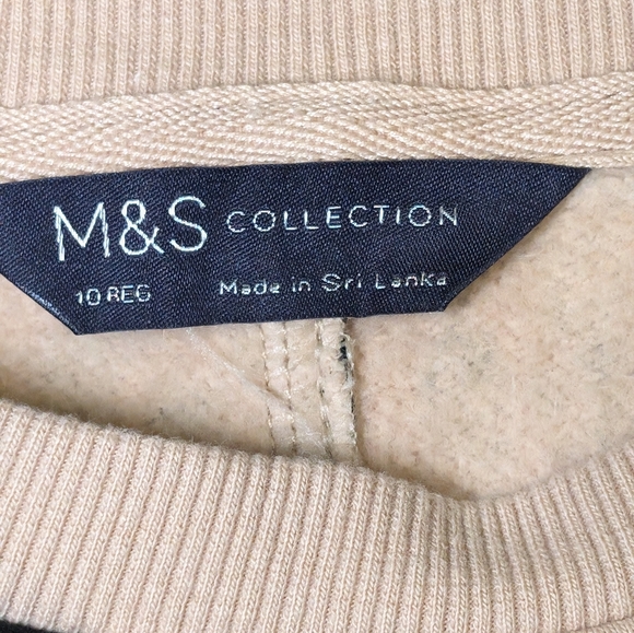 M&S Collection Animal Print Sweatshirt Tunic - Picture 2 of 7